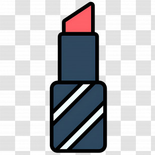 Lipstick - Red Lipstick Icon In Flat Style Transparent PNG