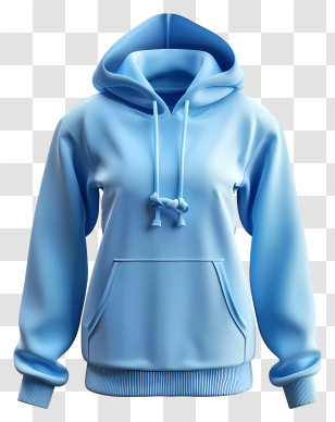 Hoodie - Comfortable Blue Hoodie For Casual Wear Transparent PNG