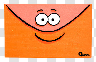 Cartoon Envelope - Smiling Envelope Cartoon Transparent PNG