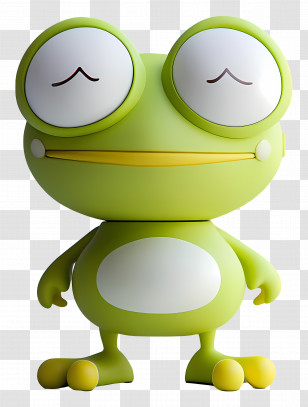 Keroppi - Adorable Green Cartoon Frog Character Transparent PNG