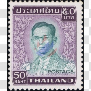 Bhumibol Adulyadej Postage Stamps Thailand Paper Thai Baht - Tenbaht Coin - King Transparent PNG