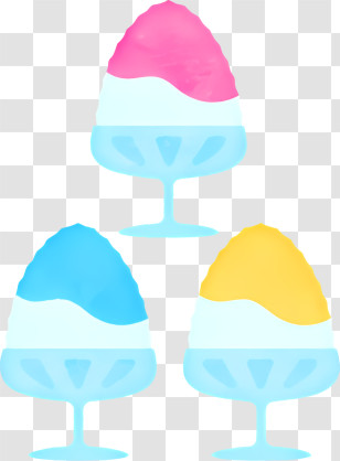 Icon - Colorful Shaved Ice Desserts Transparent PNG