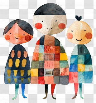 Team - Three People Illustration Transparent PNG