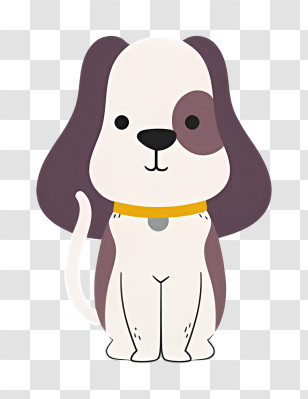 Black Cat - Adorable Cartoon Dog Transparent PNG