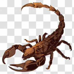 Scorpion Tattoo - Black Scorpion Animal Transparent PNG