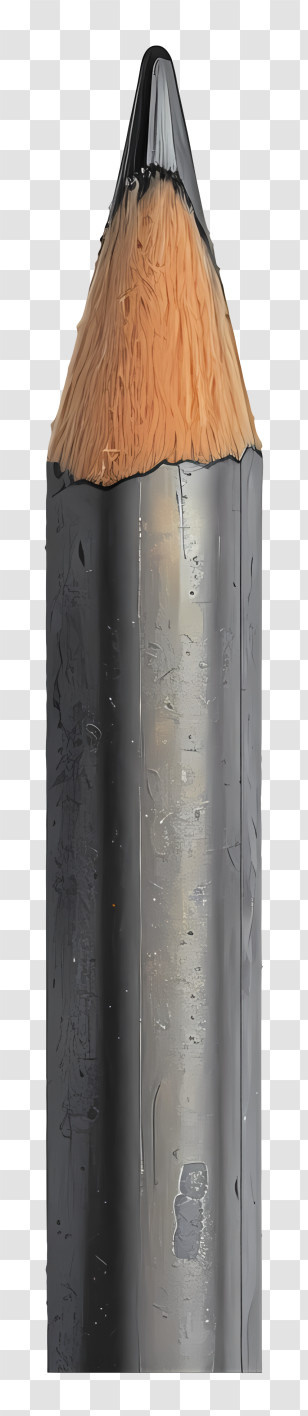 Pencil - Graphite Pencil Tip Close-Up Transparent PNG