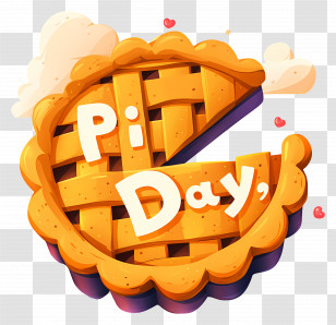 Happy Pi Day - Pi Day Celebration Pie Transparent PNG