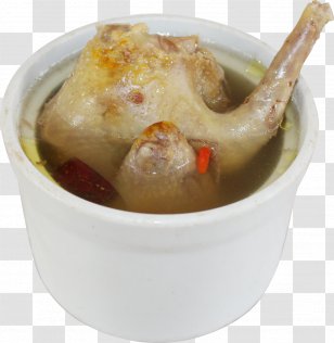 Chicken Soup Barbecue Confit - Tableware - Thirty-seven Food Transparent PNG
