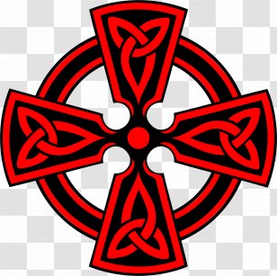 High Cross Celtic Christian Knot - Triquetra Transparent PNG