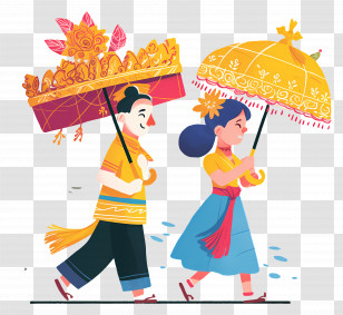 Grebeg Festival - Cultural Procession Illustration Transparent PNG