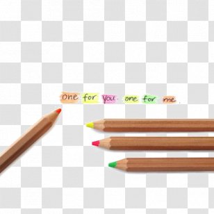 Colored Pencil Stationery - Pencils Transparent PNG