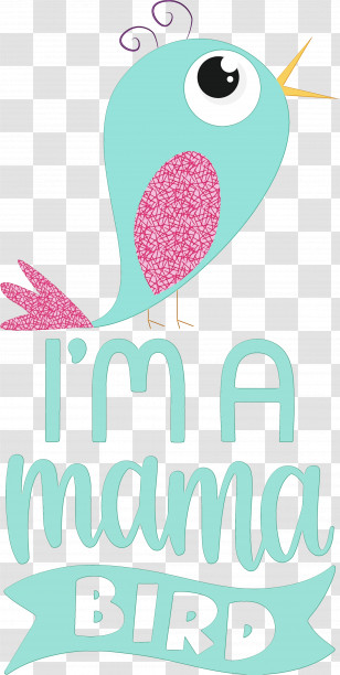 Text Birds Beak Line Teal Transparent PNG