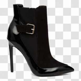 Boot Shoe Patent Leather Botina - Wedge Transparent PNG