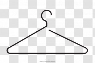 Drawing Coloring Book Clothes Hanger Ausmalbild - Cabide Transparent PNG