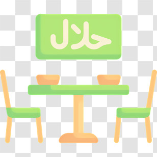 Halal Logo - Halal Restaurant With Green Sign Transparent PNG