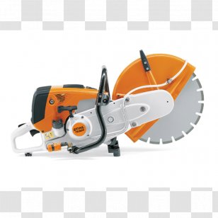 Stihl Abrasive Saw Cutting Concrete - Angle Grinder Transparent PNG