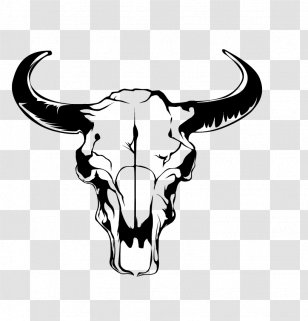Guitarist Mr. Scary Pickup Dokken - Monochrome - Vector Goat Skull Transparent PNG
