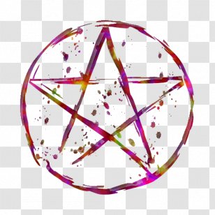 Pentagram Pentacle Wicca Witchcraft Magic - Symmetry - Circle Transparent PNG