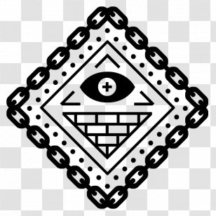 White Letter Royalty-free Black Clip Art - Iluminati Transparent PNG