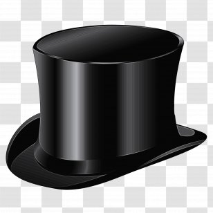 Cylinder Costume Hat Line Clip Art Black-and-white - Fashion Accessory Transparent PNG