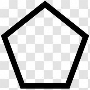 Pentagon Geometric Shape Polygon Triangle - Area - Shapes Transparent PNG