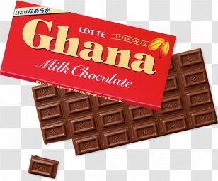 Chocolate Bar Ghana æ˜Žæ²»ãƒŸãƒ«ã‚¯ãƒãƒ§ã‚³ãƒ¬ãƒ¼ãƒˆ Mochi - Snack Transparent PNG