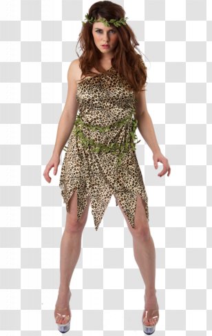 Tarzan & Jane Porter Costume Party Halloween - Leaves Decorated Transparent PNG