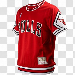 Chicago Bulls T-shirt Jersey Baseball Uniform Mitchell & Ness Nostalgia Co. Transparent PNG