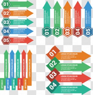 Diagram Arrow Infographic Chart - Vector Hand-drawn Arrows On The Label Transparent PNG