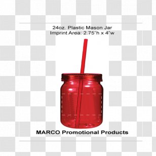 Product Design Plastic Cylinder - Drinkware - Jar Transparent PNG