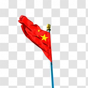 Flag Of China Red - Five-star Fluttering Free Buckle Material Transparent PNG