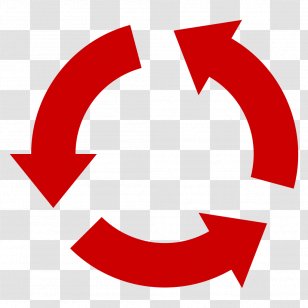 Recycling Symbol Paper Codes - Area - Rot Transparent PNG