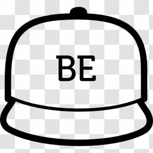 Hat Cap Headgear - Black And White Transparent PNG