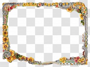 Picture Frames Flower Floral Design - Jewellery - Border Transparent PNG
