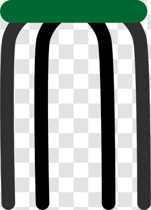 Icon - Minimalist Stool With Simple Design Transparent PNG