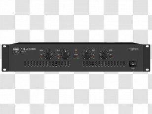 Microphone 19-inch Rack Audio Power Amplifier Transparent PNG