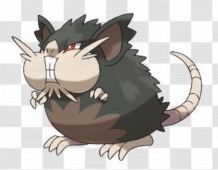 PokÃ©mon Sun And Moon Ultra Raticate Snap Alola - Carnivoran - Exeggutor Transparent PNG