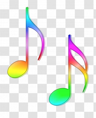 Musical Note Color Clip Art - Heart Transparent PNG