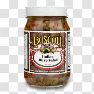 Muffuletta Italian Cuisine Giardiniera Greek Salad - Relish - Olive Transparent PNG