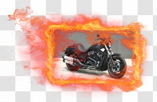 Car Motor Vehicle Automotive Design Harley-Davidson Desktop Wallpaper - Orange Transparent PNG