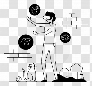 Virtual Reality Tech Life Transparent PNG