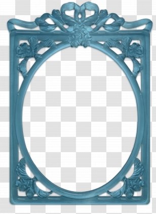 Picture Frames Gold Window Clip Art - Wall - Teal Frame Transparent PNG