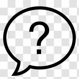 Question Mark - Text - Bottom Slowly Rising Bubbles Transparent PNG