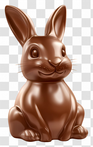 Chocolate Bunny - Delicious Chocolate Bunny Transparent PNG