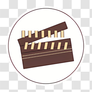 Movie Clapperboard - Film Clapperboard For Movie Scene Transparent PNG