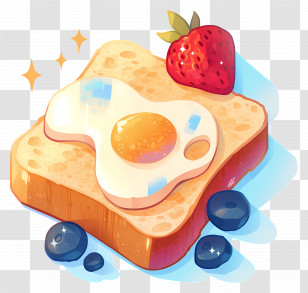 Toasts - Delicious Breakfast Toast Transparent PNG