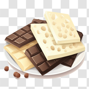 Milk Chocolate - Assorted Chocolate Bars Transparent PNG
