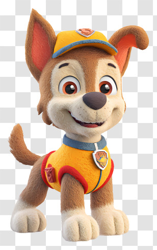 Paw Patrol - Cartoon Dog In Uniform Transparent PNG