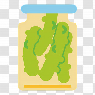 Pickle Jar - Pickle Jar With Cucumbers Transparent PNG
