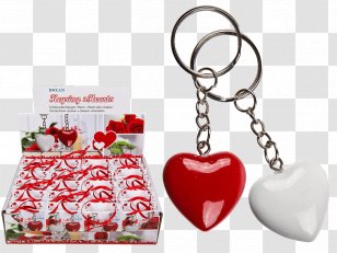 Key Chains Gift Heart Metal Valentine's Day Transparent PNG